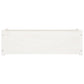 Plantenbak 100X31X31 Cm Massief Grenenhout Wit