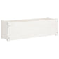 Plantenbakken 2 St 100X31X31 Cm Massief Grenenhout Wit