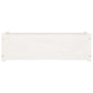 Plantenbakken 2 St 100X31X31 Cm Massief Grenenhout Wit