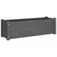 Plantenbakken 2 St 100X31X31 Cm Massief Grenenhout Grijs