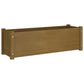 Plantenbakken 2 St 100X31X31 Cm Massief Grenenhout Honingbruin