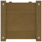 Plantenbakken 2 St 100X31X31 Cm Massief Grenenhout Honingbruin