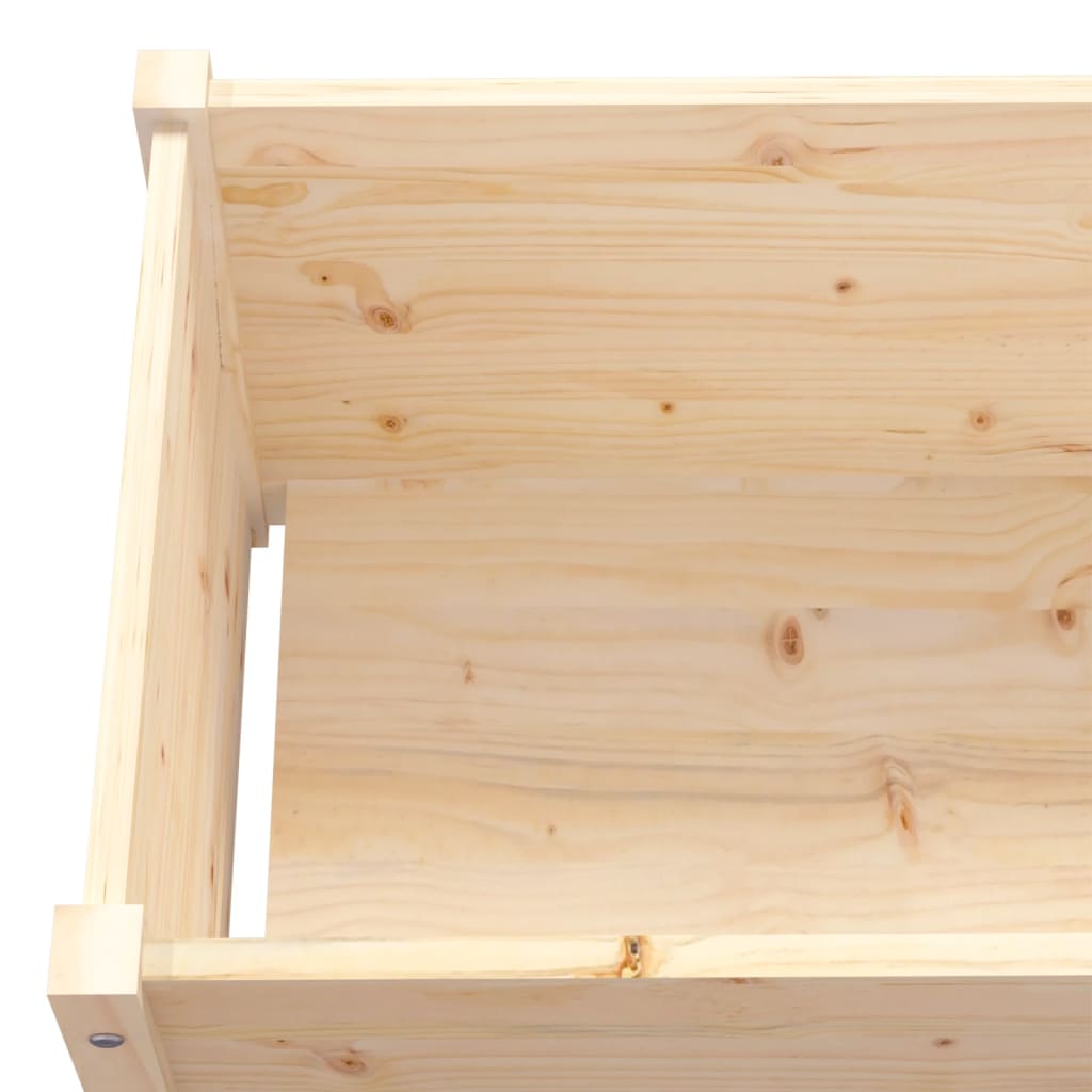 Plantenbak 100X50X50 Cm Massief Grenenhout
