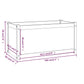 Plantenbak 100X50X50 Cm Massief Grenenhout