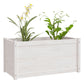 Plantenbakken 2 St 100X50X50 Cm Massief Grenenhout Wit