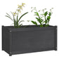 Plantenbak 100X50X50 Cm Massief Grenenhout Grijs