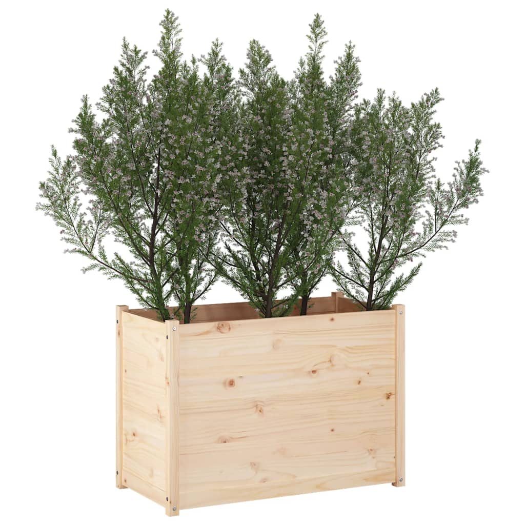Plantenbak 100X50X70 Cm Massief Grenenhout