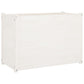 Plantenbak 100X50X70 Cm Massief Grenenhout Wit