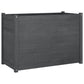 Plantenbak 100X50X70 Cm Massief Grenenhout Grijs