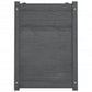 Plantenbak 100X50X70 Cm Massief Grenenhout Grijs