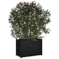 Plantenbak 100X50X70 Cm Massief Grenenhout Zwart