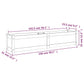 Plantenbak Verhoogd 150X31X31 Cm Massief Grenenhout