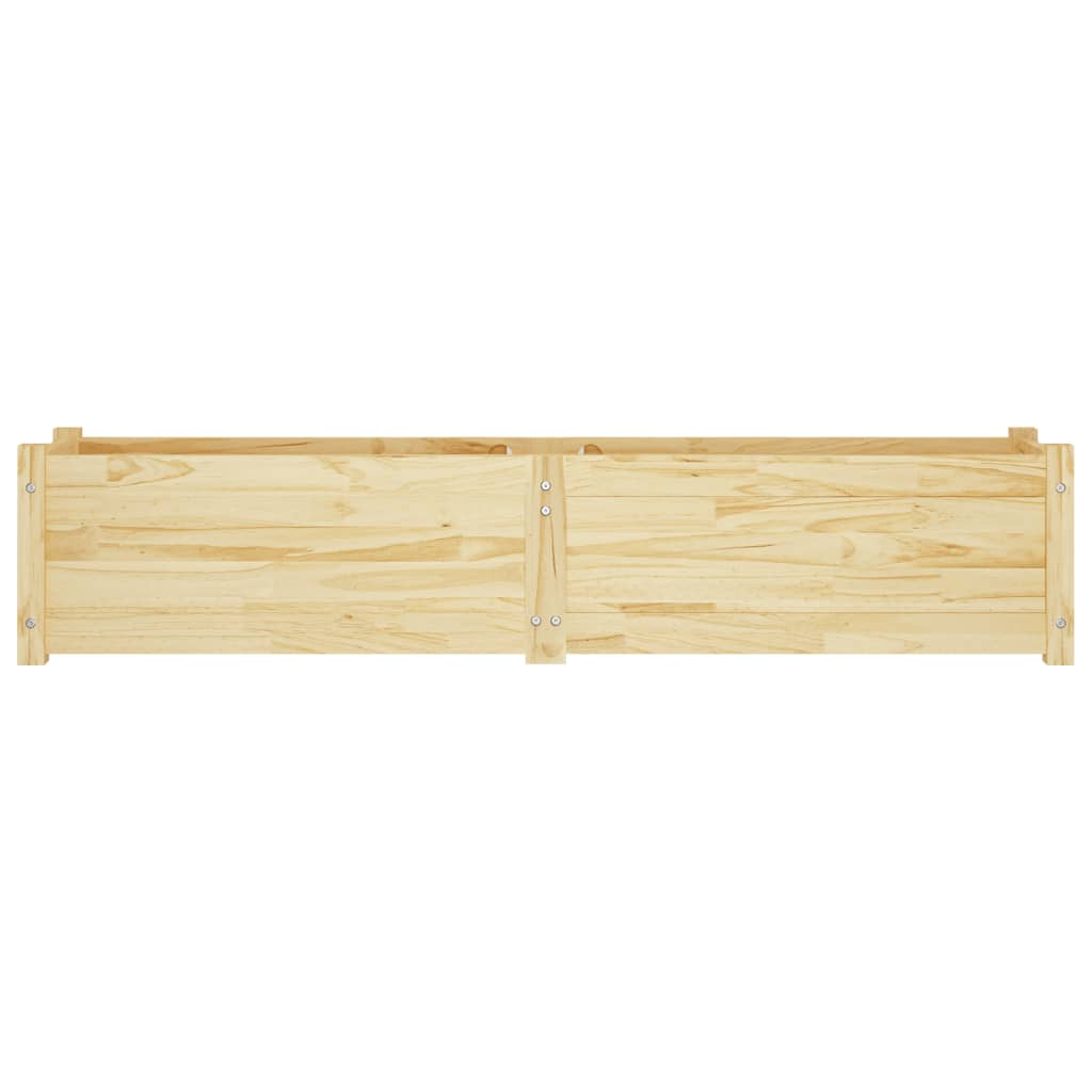 Plantenbakken Verhoogd 2 St 150X31X31 Cm Massief Grenenhout