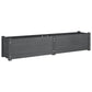 Plantenbak Verhoogd 150X31X31 Cm Massief Grenenhout Grijs