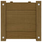 Plantenbak Verhoogd 150X31X31 Cm Massief Grenenhout Honingbruin