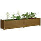 Plantenbakken Verhoogd 2 St 150X31X31 Cm Grenenhout Honingbruin
