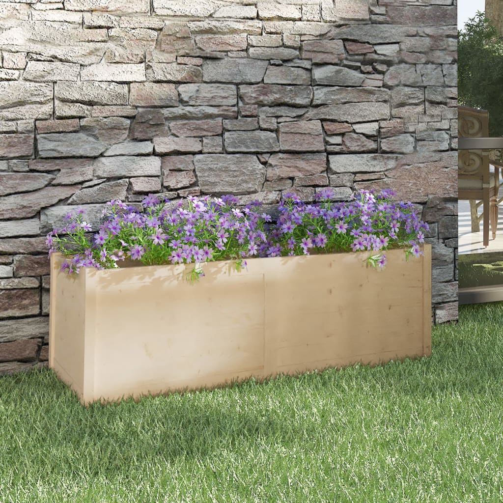 Plantenbak 150X50X50 Cm Massief Grenenhout