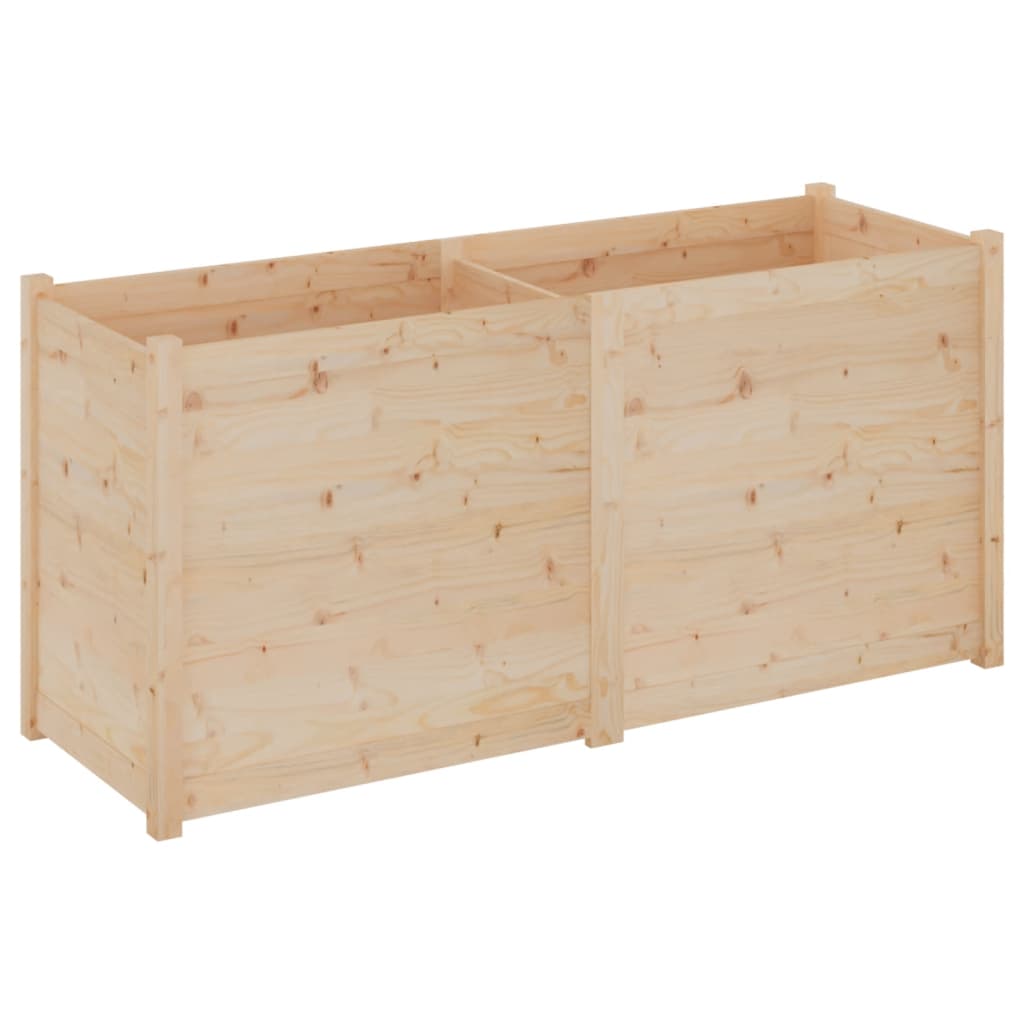 Plantenbak 150X50X70 Cm Massief Grenenhout
