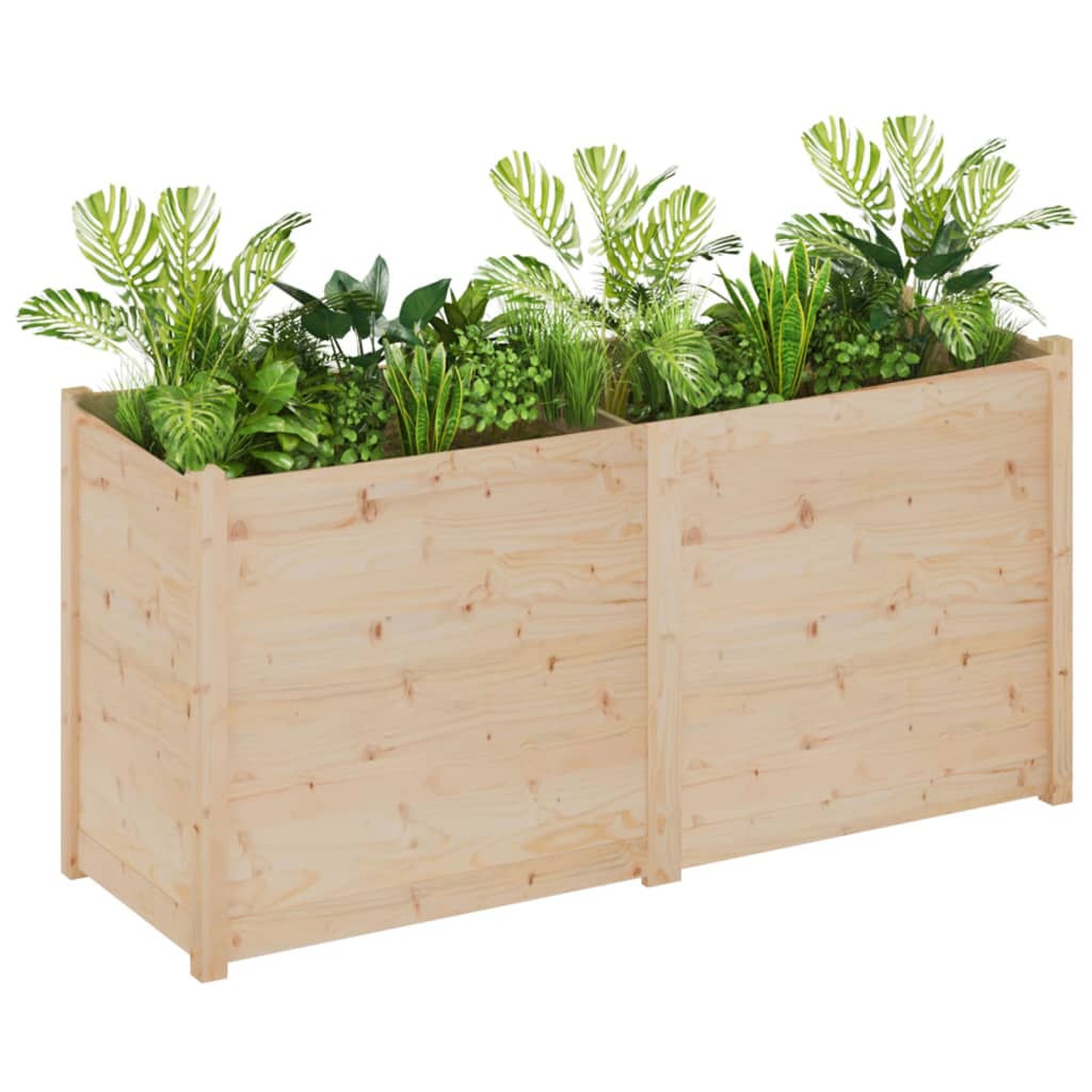 Plantenbak 150X50X70 Cm Massief Grenenhout