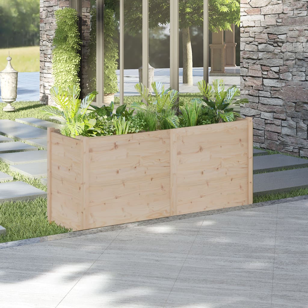 Plantenbak 150X50X70 Cm Massief Grenenhout