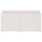 Plantenbak 150X50X70 Cm Massief Grenenhout Wit