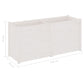Plantenbak 150X50X70 Cm Massief Grenenhout Wit