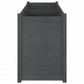 Plantenbak 150X50X70 Cm Massief Grenenhout Grijs