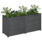 Plantenbak 150X50X70 Cm Massief Grenenhout Grijs