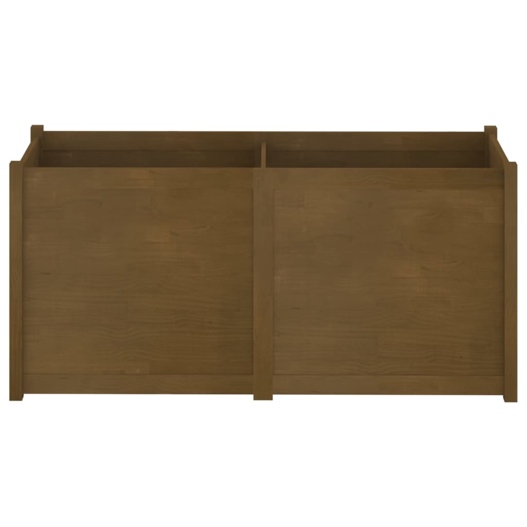 Plantenbak 150X50X70 Cm Massief Grenenhout Honingbruin