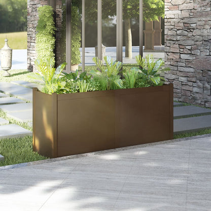 Plantenbak 150X50X70 Cm Massief Grenenhout Honingbruin