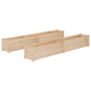 Plantenbakken 2 St 200X31X31 Cm Massief Grenenhout