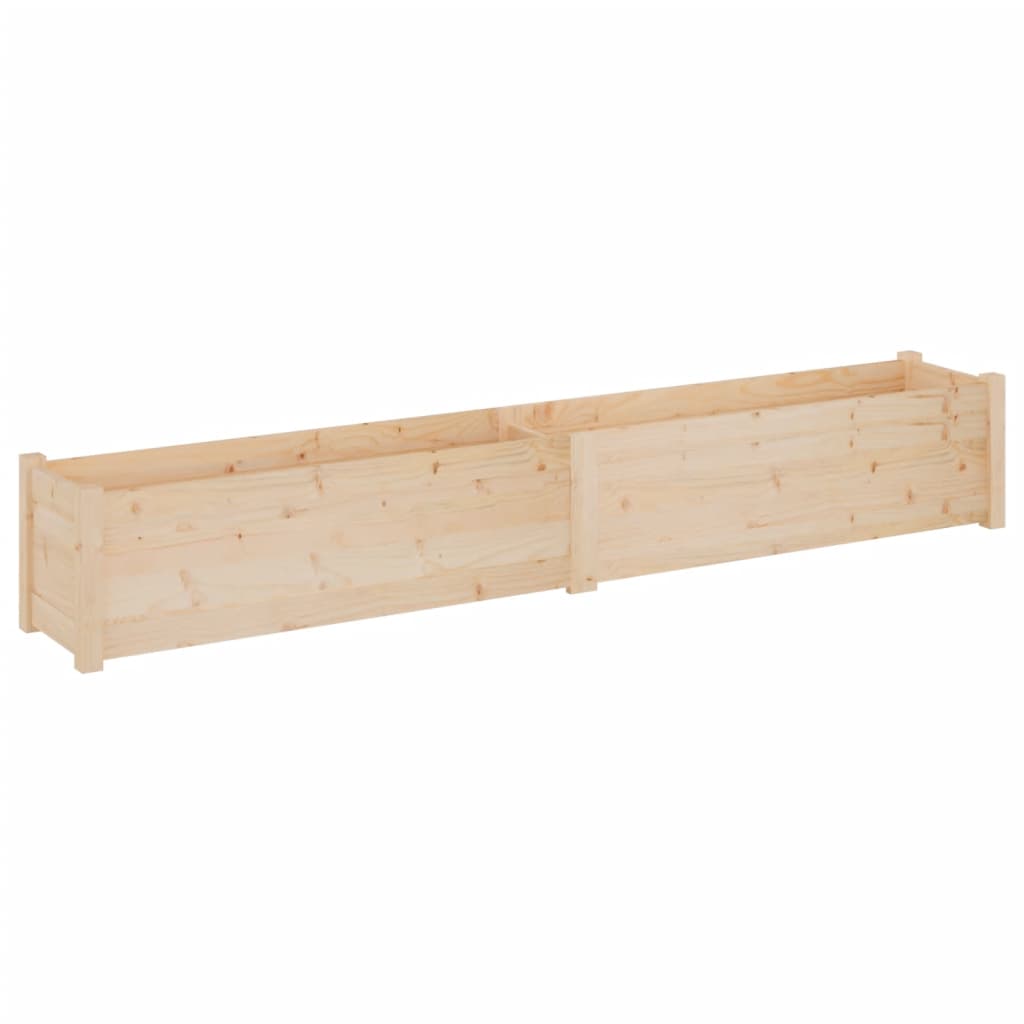 Plantenbakken 2 St 200X31X31 Cm Massief Grenenhout