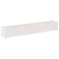Plantenbak 200X31X31 Cm Massief Grenenhout Wit
