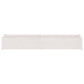 Plantenbak 200X31X31 Cm Massief Grenenhout Wit