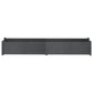 Plantenbak 200X31X31 Cm Massief Grenenhout Grijs
