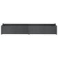 Plantenbakken 2 St 200X31X31 Cm Massief Grenenhout Grijs