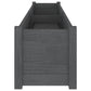 Plantenbakken 2 St 200X31X31 Cm Massief Grenenhout Grijs