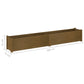 Plantenbakken 2 St 200X31X31 Cm Massief Grenenhout Honingbruin