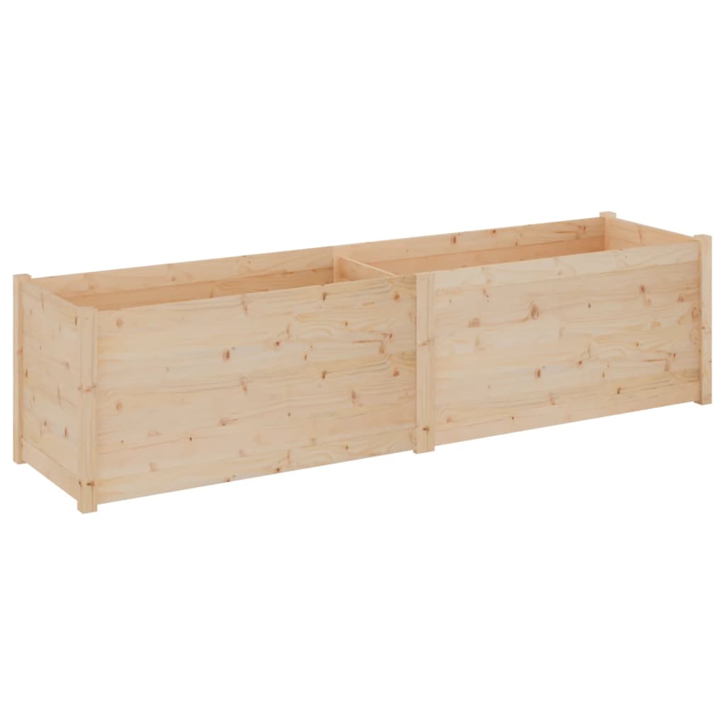 Plantenbak 200X50X50 Cm Massief Grenenhout