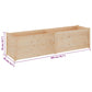 Plantenbak 200X50X50 Cm Massief Grenenhout