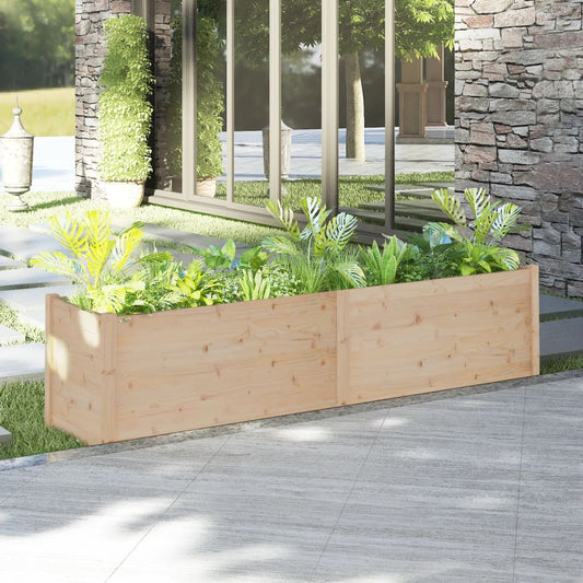 Plantenbak 200X50X50 Cm Massief Grenenhout