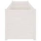 Plantenbak 200X50X50 Cm Massief Grenenhout Wit