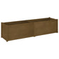 Plantenbak 200X50X50 Cm Massief Grenenhout Honingbruin