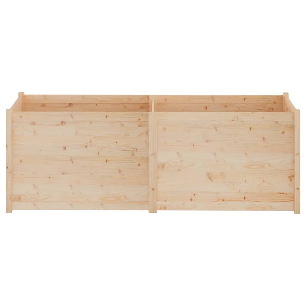 Plantenbak 200X50X70 Cm Massief Grenenhout