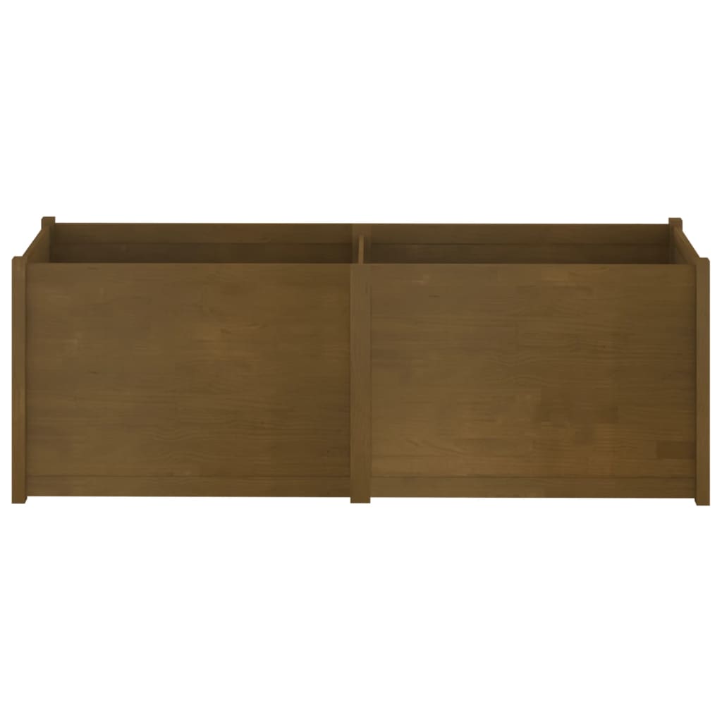 Plantenbak 200X50X70 Cm Massief Grenenhout Honingbruin