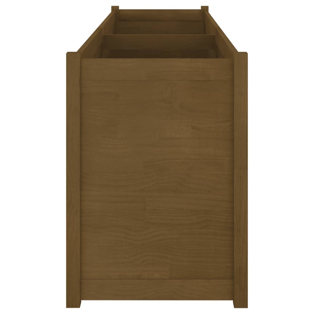 Plantenbak 200X50X70 Cm Massief Grenenhout Honingbruin