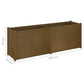 Plantenbak 200X50X70 Cm Massief Grenenhout Honingbruin