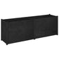 Plantenbak 200X50X70 Cm Massief Grenenhout Zwart