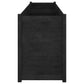 Plantenbak 200X50X70 Cm Massief Grenenhout Zwart