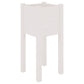 Plantenbak 31X31X70 Cm Massief Grenenhout Wit